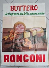 MANIFESTO BUTTERO RONCONI LATTE APPENA MUNTO 