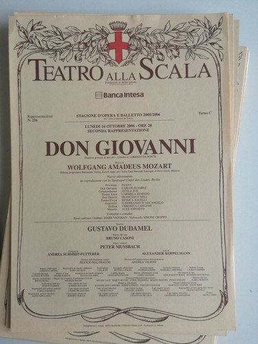 Locandina teatro scala milano - locandina,