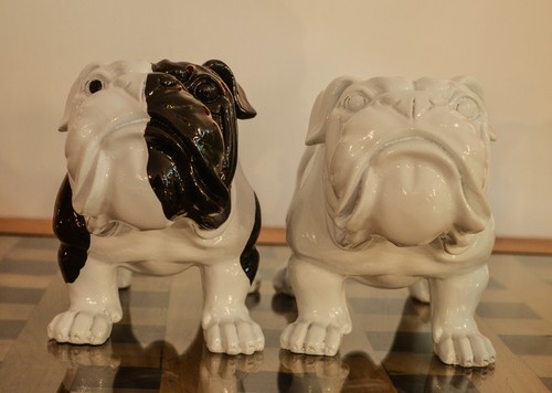 Scultura statuetta bulldog - scultura/statuetta,