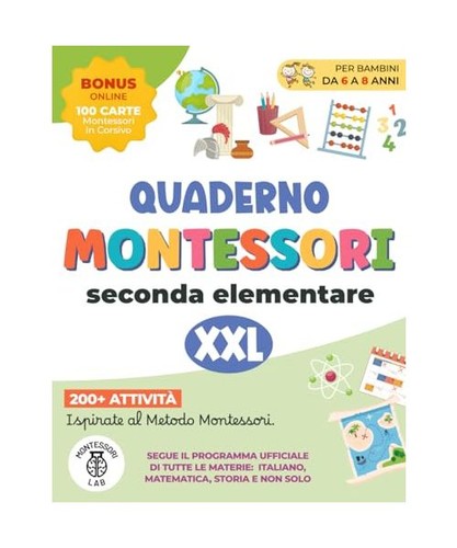 Quaderno montessori xxl - quaderno,