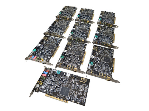 Lotto x10 schede - , audio