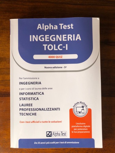 Alpha test ingegneri tolc - test,