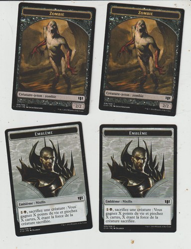 Lot cartes jetons - lot,