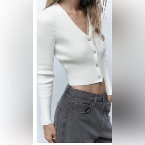 Nwt zara knit - zara, white