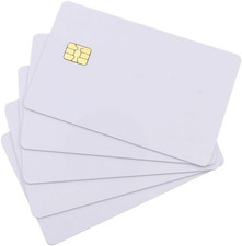(Pacchetto Di 10) Vuoto PVC Bianco SLE4442 Chip Della Smart Card
