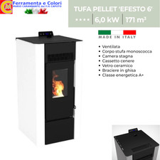 STUFA A PELLET 6Kw Ventilata