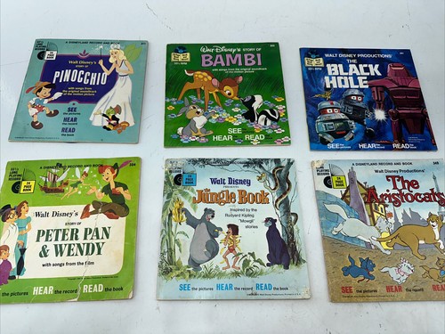 Vtg disney see hear - hear, book