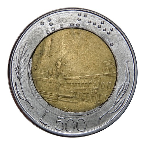 Repubblica italiana 500 - 500, lire