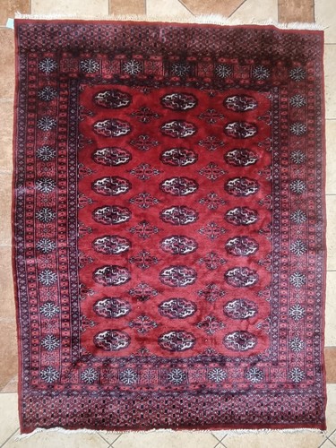 Tappeto bukhara annodato - bukhara, a