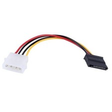 4pin IDE Molex A 15pin SATA Cavo di alimentazione  Hard Drive