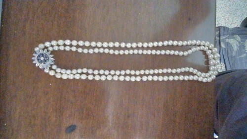 Collana perle con - collana, oro