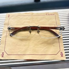 Occhiali Cartier anni 90 Wood