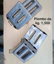 Piombi Cintura sub da 1,5 kg. zavorra PESCASUB (€. 5,00 al kg.)