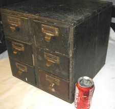 ANTICO PORTADOCUMENTI IN LEGNO PER LA CASA TARGHETTA OTTONE CONSERVAZIONE RICETTE ALIMENTARI PORTA DISEGNI