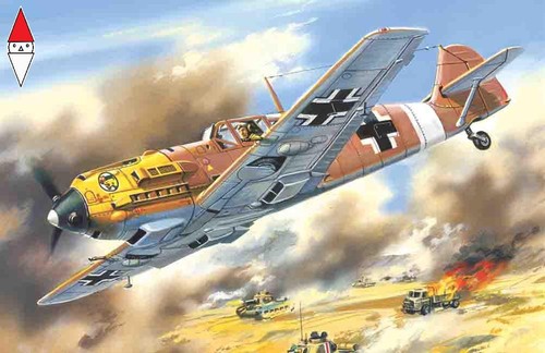 Icm messerschmitt bf - 1/72,