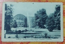 TORINO - Stazione di Porta Nuova - Giardino e Fontana , Vg 1916 F.p. 