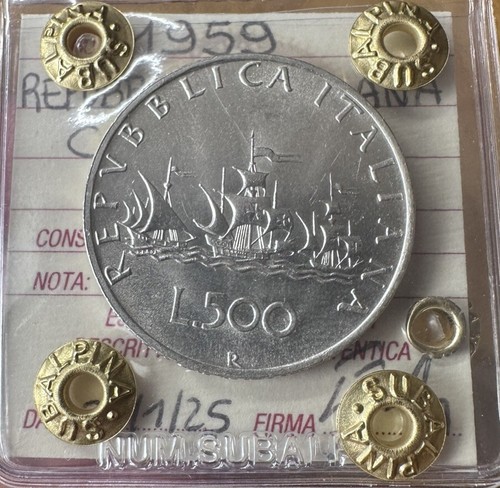 Repubblica italiana 500 lire - italiana,