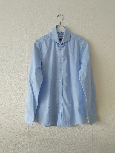 Royal class herren hemd blau - class,