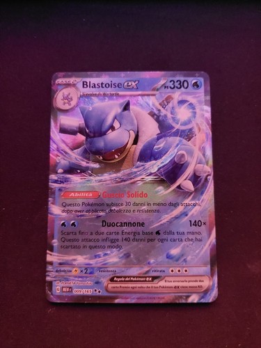 009 165 blastoise - rara, ex