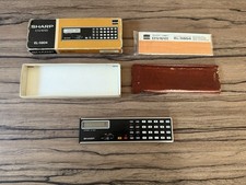 Calculatrice Sharp Elsi mate EL-5804 , fonctionnel .