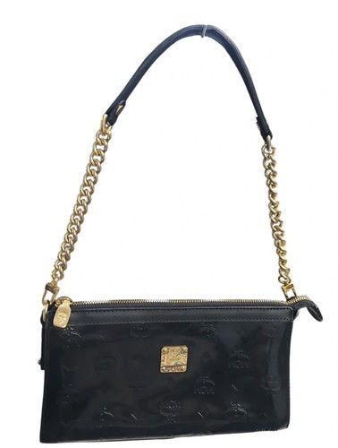 Pochette mcm nera monogramma - pochette,