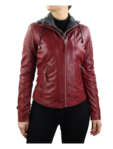 Giacca donna pelle nappa - , di