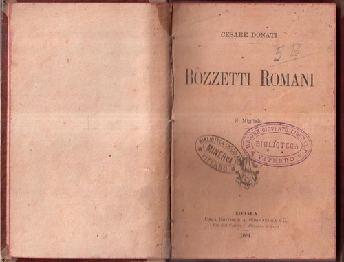 Cesare donati bozzetti romani - donati-,