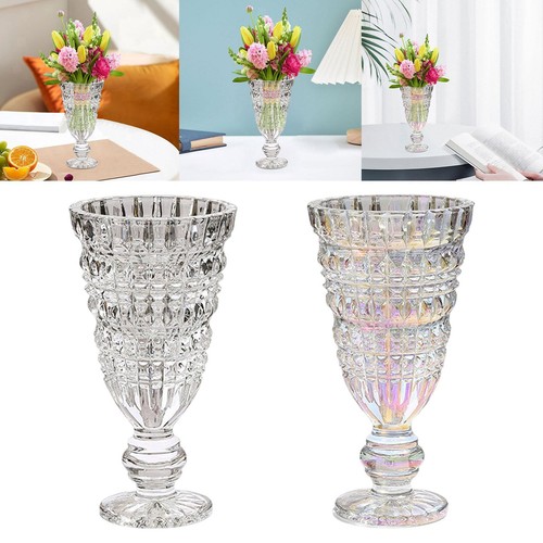 Calice vetro vaso fiori - di,