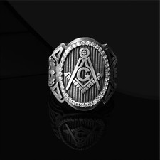 Anello con sigillo massonico