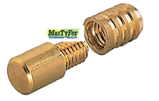 REGGIPIANO OTTONE MENSOLINA CON BUSSOLETTA REGGIMENSOLA FILETTATURA M5 X MOBILI