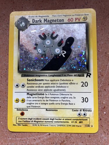 Carta pokemon dark magneton - dark,