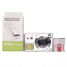 Sony Cyber-shot DSC-W120 7,2 megapixel fotocamera digitale - argento - PERFETTAMENTE FUNZIONANTE