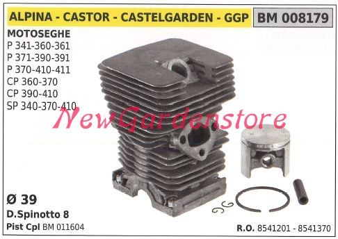 Cilindro pistone segmenti