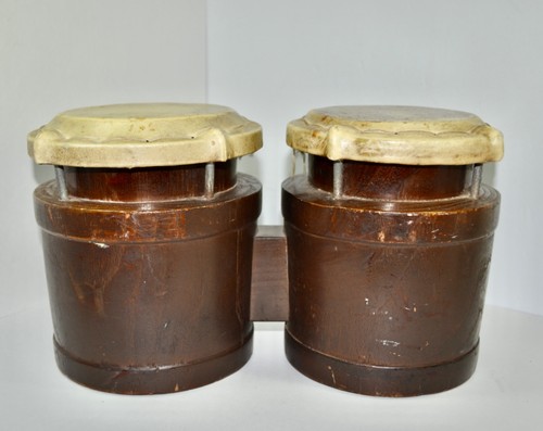 Legno vintage raro bongo - legno,