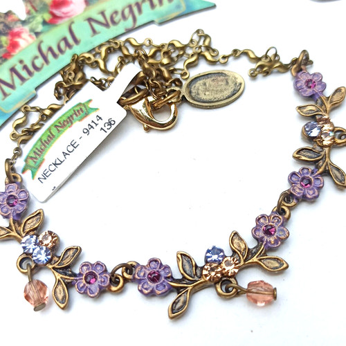 Collana michal negrin viola - collana,