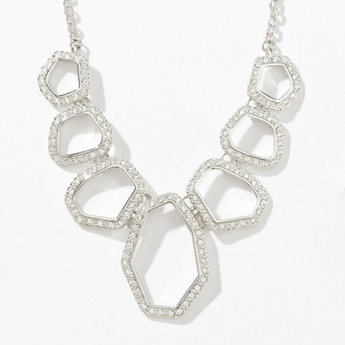Collana con cornice cristallo