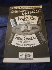 Spartito bijoute josé sicco - ",