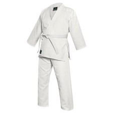 Arti marziali uniforme karate pesi massimi Gi - bianco - 7 once - spedizione gratuita