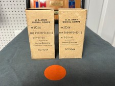 Coppia di tubi US Army Signal