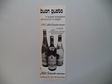 advertising Pubblicità 1975 VINI KARL SCHMID MERANO