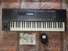 Vintage Casio HT-6000 Synthesizer Keyboard Working/Tested With Manual + Adapter 