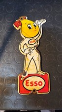 Insegna smaltata Esso Lady