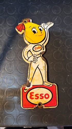 Insegna smaltata esso - insegna,