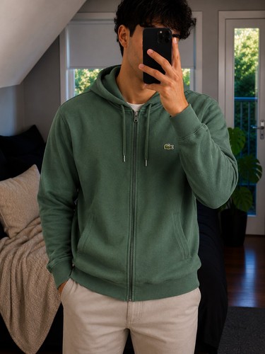 668 lacoste cardigan - lacoste, uomo
