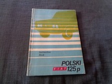 FIAT POLSKY 125 P LIBRETTO USO E MANUTENZIONE