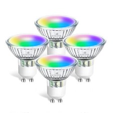 Enshine GU10 Lampadina Smart RGB WiFi Lampadine Led Dimmerabili 5W 470lm Confezione da 4