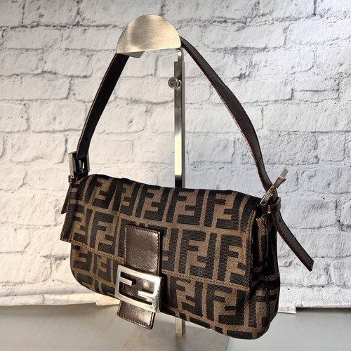 Borsa mano fendi marrone - borsa,