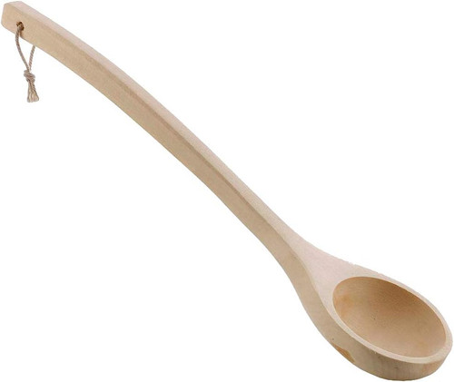 Mestolo legno lunghezza 40 - mestolo, legno,