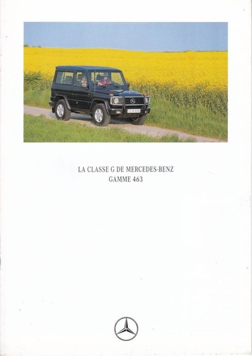 Catalogue brochure mercedes - catalogue, g