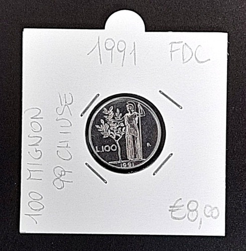 Monete italia repubblica - italia, 100